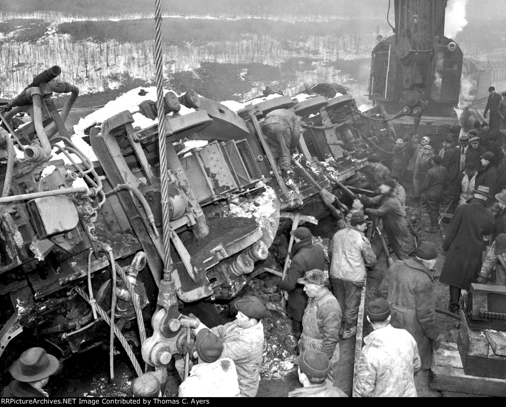 PRR "Red Arrow" Wreck, Recovery, #11 of 14, 1947